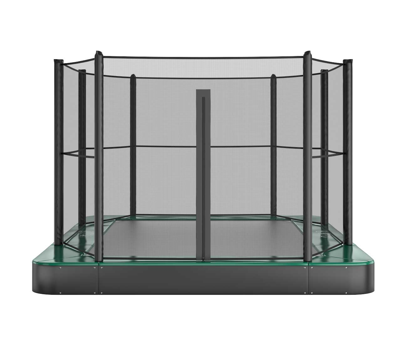 Akrobat Primus Flat 11x8 Green safety pad/Black jumping mat