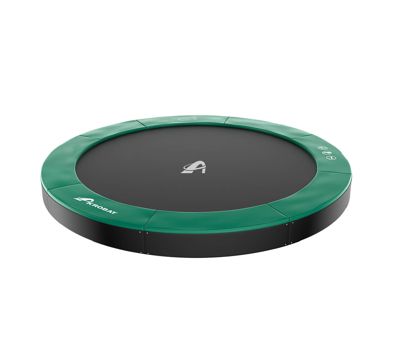 Akrobat Primus Premium 8 Green safety pad/Black jumping mat