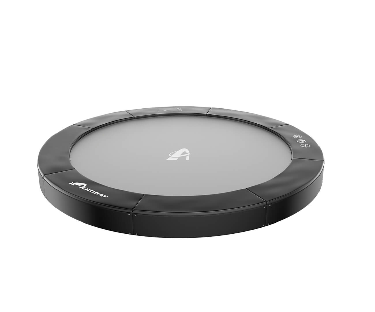 Akrobat Primus Premium 8 Grey safety pad/Black jumping mat