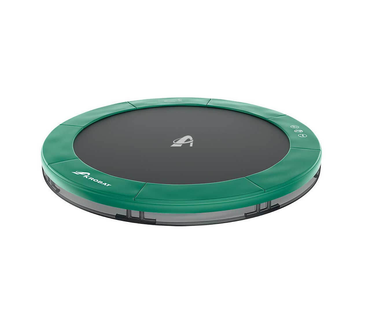 Akrobat Primus Inground 10 Green safety pad/Black jumping mat