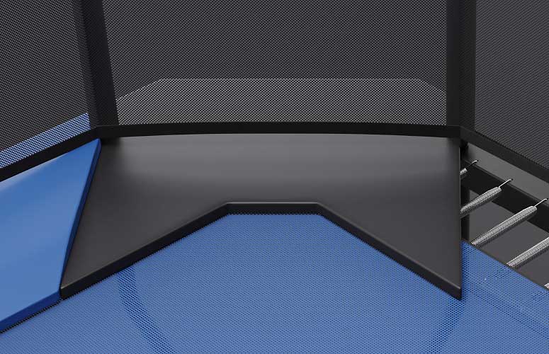 Trampoline XCITYX - Dual level lncline padding - Akrobat