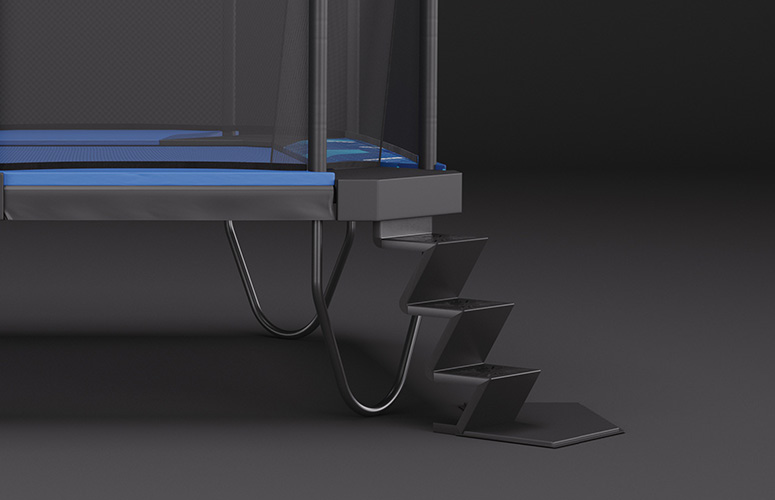 Širši vhod z varnimi stopnicami za optimalno udobje