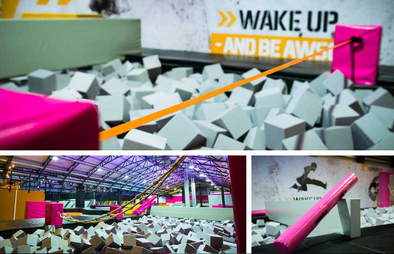 Trampoline park design