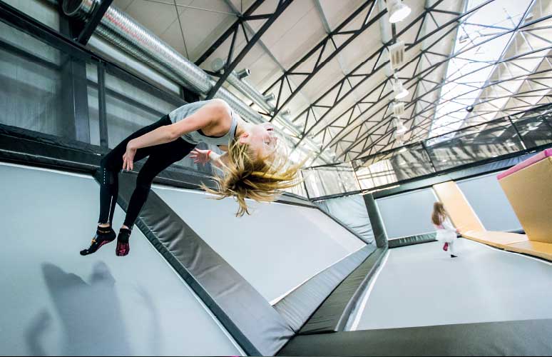 Trampoline park design