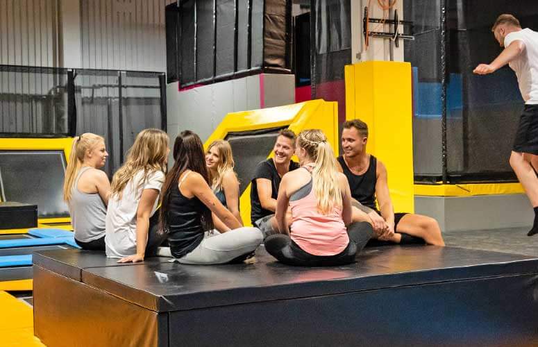 Trampoline park equipment