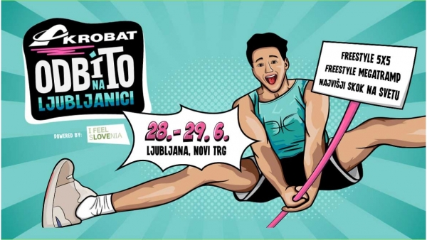 Biggest Trampoline Event of 2024 - Akrobat Odbito na Ljubljanici!