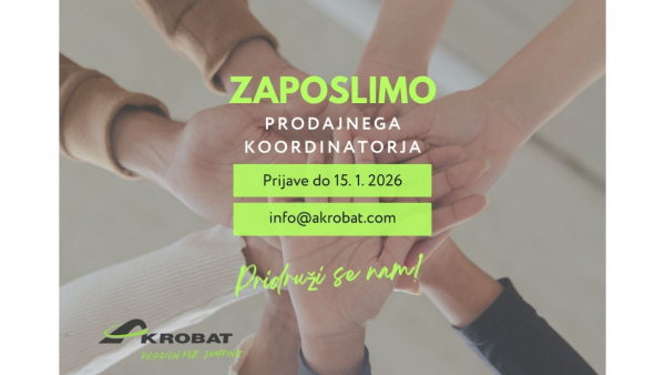 Razpis za prodajnega koordinatorja