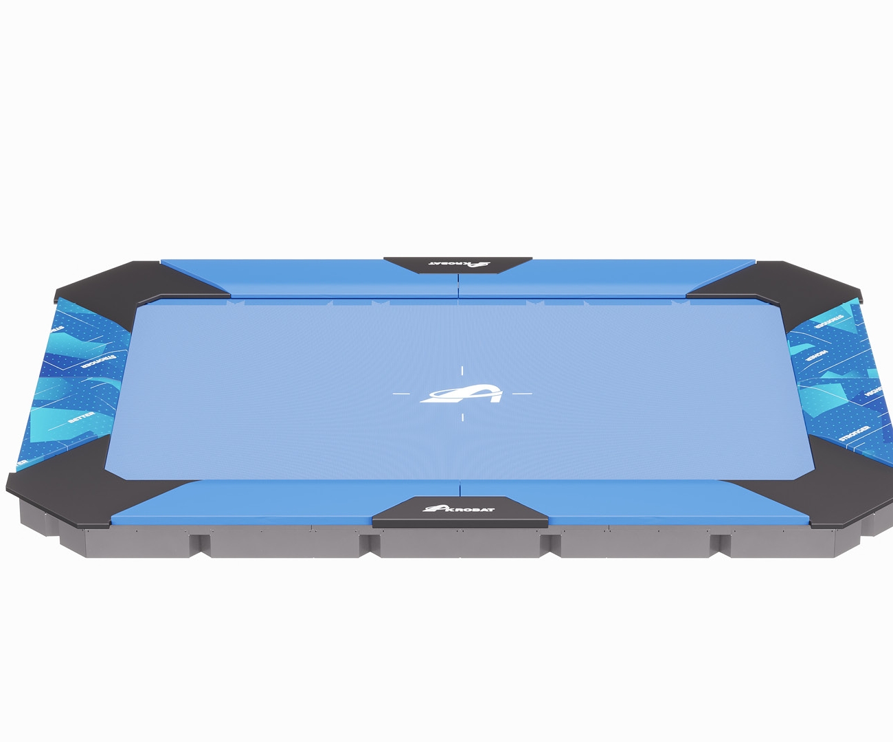 Akrobat XCITYX Flat trampoline