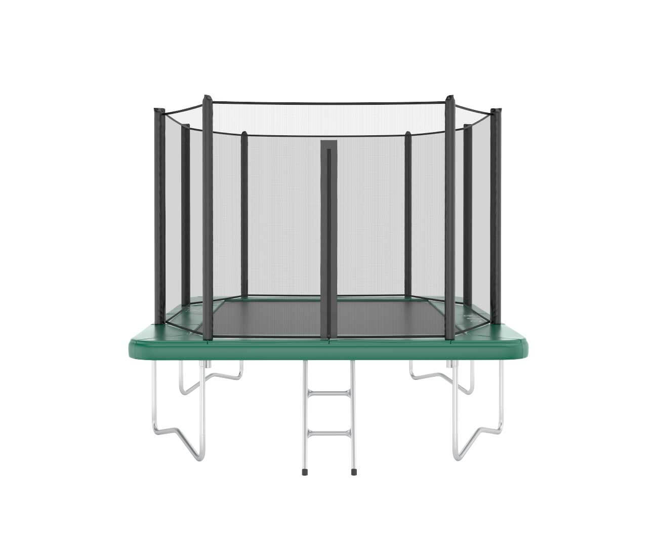 Outdoor trampolines Akrobat Orbit with Green safety pad/Black jumping mat