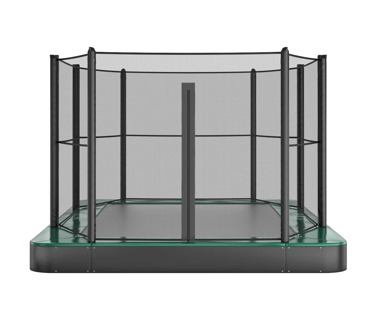 Akrobat Primus Flat 11x8 Green safety pad/Black jumping mat