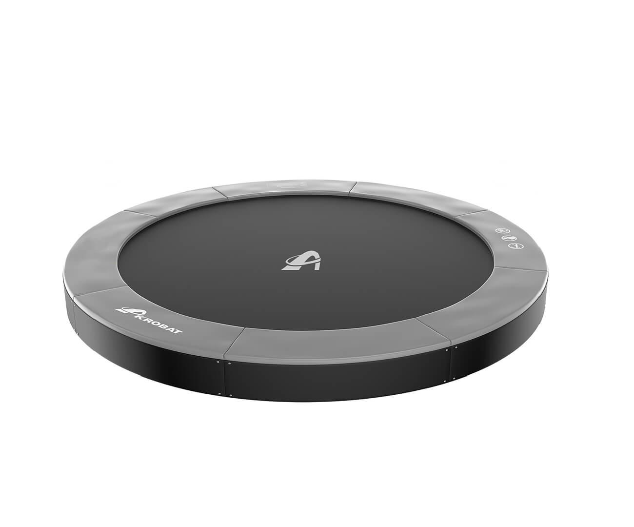 Akrobat Primus Premium 8 Black Safety pad/Grey jumping mat