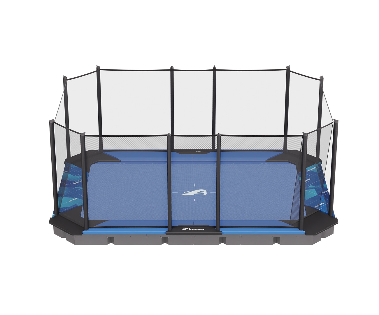 Akrobat XCITYX Flat trampoline